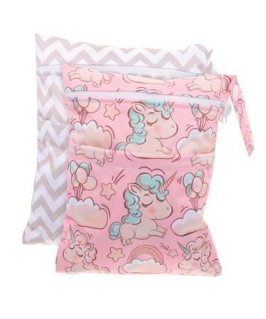 Foytoki 2 pieces of storage bag of practical hygiene owner Compact period perioda bag of beautiful period bag of reusable period bags Women's accessories more reusable