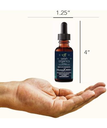 1800mg Goodnight Sleep CBN Wellness Drops - Cherry Flavor for Rest & Relaxation | Joint & Muscle Support - Organic MCT Oil - Selah Organics - Buy Online on GoSupps.com