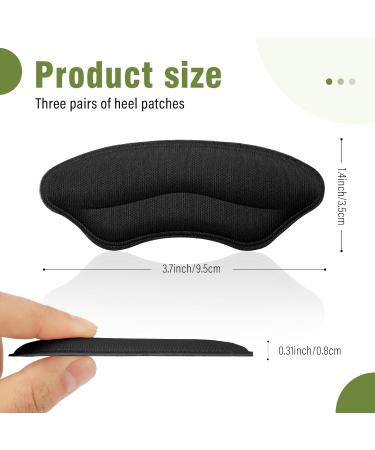 Heel Cushion Pads Heel Grips Heel Protectors Shoe Heel Inserts Heel Protector Toe Inserts for Shoes Too Big Foot Cushions & Pads Shoe Size Reducer Shoe Repair Heel Guards Inserts for Too Big Shoes Black - Buy Online on GoSupps.com