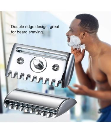 Cometx Replacement Razor Head Chrome Double-Cutting Open Comb Safety Razor for Men | Traditional Shaving Accessory - Buy Online on GoSupps.com