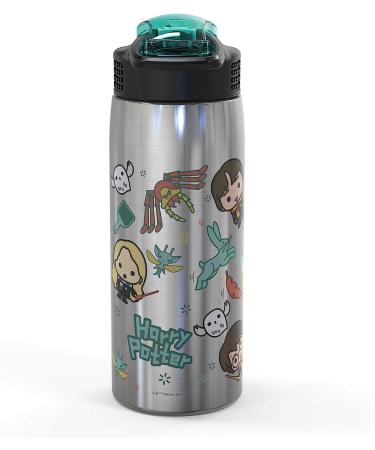 Zak Designs 27oz Harry Potter Stainless Steel Water Bottle - Flip-up Straw, Locking Spout Cover - Ideal for Sports or Travel - Buy Online on GoSupps.com