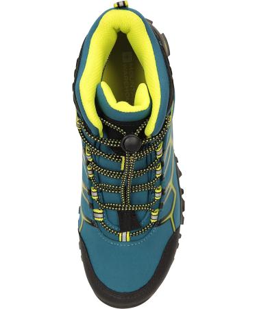 Mountain Warehouse Kids Softshell Hiking Boots - Lightweight & Durable | Size 13 Little Kid - Dark Teal - Buy Online on GoSupps.com