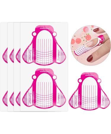 G2PLUS 100 Nail Stencils - Gel Nail & Extension Stencils | Pink Nail Art Stencils for Perfect Manicures - Buy Online on GoSupps.com