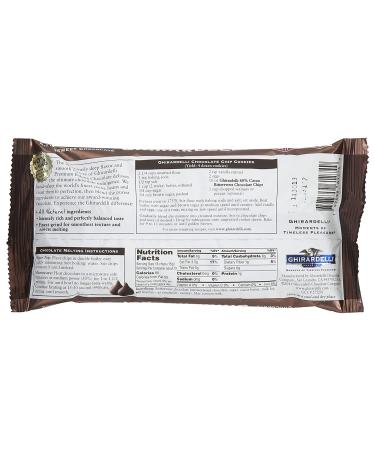 Ghirardelli Bittersweet 60% Cacao Baking Chips 10 oz - 2 Pack - Buy Online on GoSupps.com