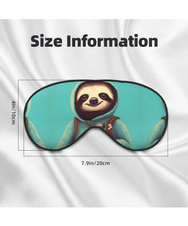 Slothful Student Soft Eye Mask - Adjustable Travel Sleep Mask for Ultimate Comfort | Ideal for Meditation & Light Blockage (1 Count - Buy Online on GoSupps.com
