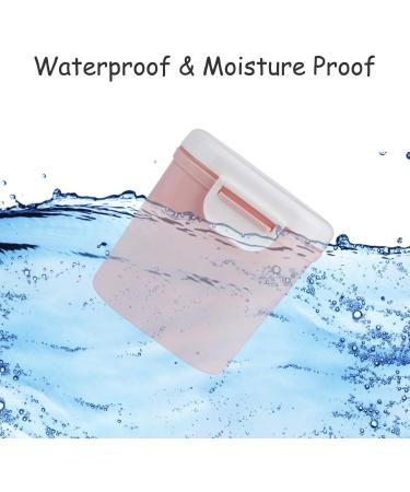 Milk Powder Dispenser for Baby - Portable Formula Container with Spoon, No Spill, 800ML Pink - Ideal for Travel, Bedroom, Outdoor - Food, Snacks, Fruit - Buy Online on GoSupps.com