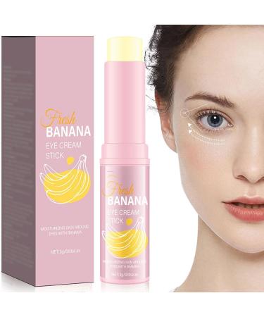 QPJUVC Banana eye cream stick antiaging eye treatment with retinol 4 vitamin C banana moisturizing balm against dark circles puffiness fine lines and wrinkles 2 - Buy Online on GoSupps.com