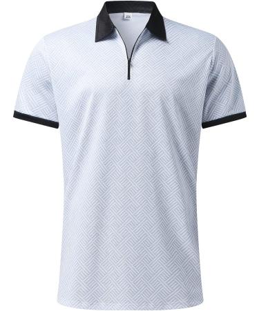 QWENTMTNTY Men's 2 Piece Summer Polo Shirt and Shorts Set - Muscle Slim Fit Tracksuit - White XX-Large - Buy Online on GoSupps.com