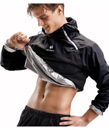 Buy HOTSUIT Nano-Silver V2.0 Men's Sweat Jacket & Tracksuit | Fitness Sports Suit for Effective Training - International Shipping - Buy Online on GoSupps.com