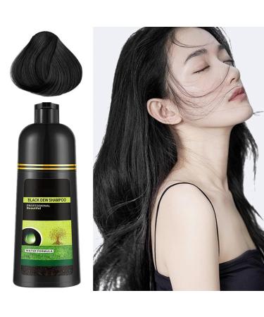 Buy Natural Black Hair Dye Shampoo 500ml - Non-Irritating Plant-Based Foam for Women | Best Hair Care Solution - Buy Online on GoSupps.com