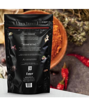 Enter Spice Chili Powder 300g(10.5oz) 100% Natural & Vegan With No Color or Preservatives Ideal for Cooking and Adding a kick to Dishes Perfect for BBQ Seasoning in a Resealable Ziplock Pouch Chilli Powder (300 gram) - Buy Online on GoSupps.com