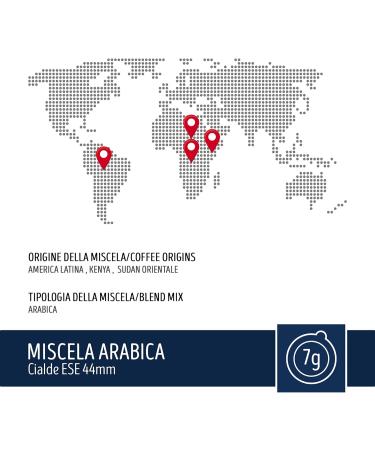 CAFF TORALDO - ESE SYSTEM COFFEE PODS- RECYCLABLE PODS MISCELA Arabica - Box 150 PODS ESE44 7g - Buy Online on GoSupps.com