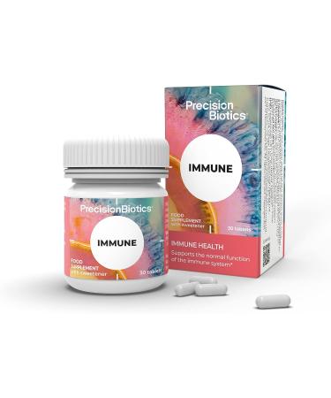 Immune by PrecisionBiotics: Bifidobacterium Longum Strain with Vitamin D - 30 Chewable Probiotic Capsules - Buy Online on GoSupps.com