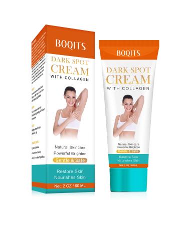 BOQITS Dark Spot Cream Natural Underarm Cream  for Women Body | Armpit | Elbows | inner Thigh | Dark Skin Legs Knee Repair Cream (2 Oz)