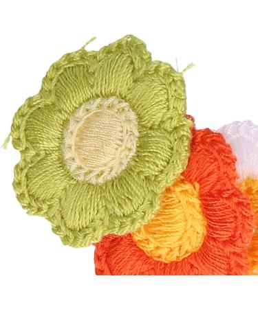 24Pcs Flower Shaped Dog Hair Bows | Soft Polyester Topknot with Rubber Band for Pets - Buy Online on GoSupps.com