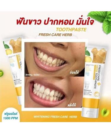Deep Cleaning Toothpaste Whitening Travel Size 50g Refreshing - Fresh | For Home Hygiene Travel Morning Routine Bathroom Daily Toiletries for Men and Women - Buy Online on GoSupps.com