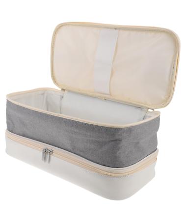 Outanaya Travel Storage Bag Travel Case Travel Hair Dryer Travel Bags Hairdryer Traveling Bags White