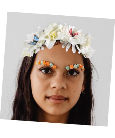 MERRYHAPY Butterfly Wreath Headband Fairy Crown Flower Girl Crown Floral Headband Flower Crowns for Women Fairy Accessories for Women Hawaiian Flower Crown Fairy Headpiece Headband for Women - Buy Online on GoSupps.com