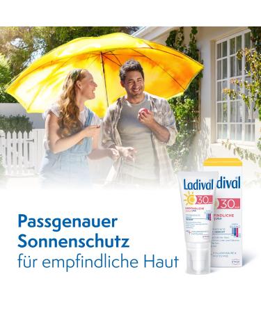 Ladival Sensitive Skin Plus Sun Protection Cream SPF 30 - Perfume-Free Waterproof Sunscreen for Face 50ml - International Shipping - Buy Online on GoSupps.com