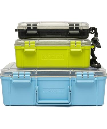 Geckobrands Waterproof Dry Box Storage Case Medium Black | Watertight & Airtight for Phone & Wallet - Buy Online on GoSupps.com