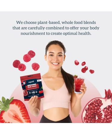 Organifi Red Juice - Energy Powder Reduces Afternoon Crashes and Boosts Digestion and Immune System 15 Go Packets - Buy Online on GoSupps.com