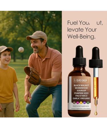 NUTRALIS NEGRO WORMWOOD G UT Wormwood Black Nogal Clove gotas con SourSop Pau dArco Garlic Oregano Digestion Aid & Boosts Health & Absorci n 2 oz1Pcs - Buy Online on GoSupps.com