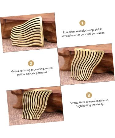 Beavorty 1pc Hairpin Handmade Hair Clip Hair Clip Decor Bridal Headdress Handmade Ornaments Wedding Hair Clip Exquisite Hairdress Decorative Hair Combs Hair Barrettes Banquet Brass Antique - Buy Online on GoSupps.com