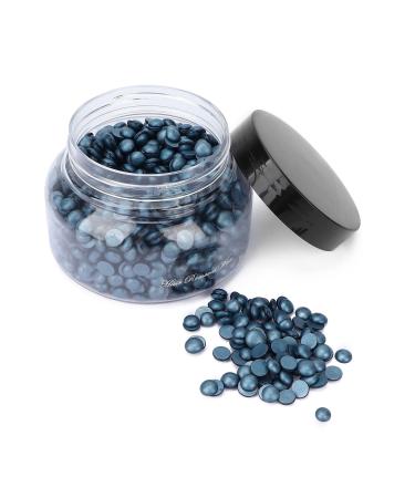 Hard wax bean for pain -free hair removal made from natural ingredients reduces redness and prevents ingrown hair suitable for face arms blue