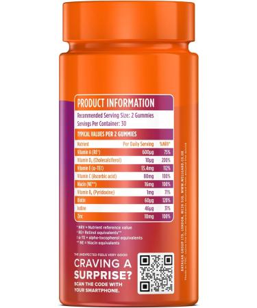 Wellgard Vegan Multivitamin Gummies for Adults - 60 Chewable Orange Flavour Vitamin Gummies - Buy Online on GoSupps.com