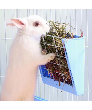 TEHAUX Rabbit Hay Pet Feeding Rack Large Capacity Hay Storage Holder Cage Tool for Rabbit Chinchilla Guinea Pig or Other Small Animals Rabbit Feeder - Buy Online on GoSupps.com