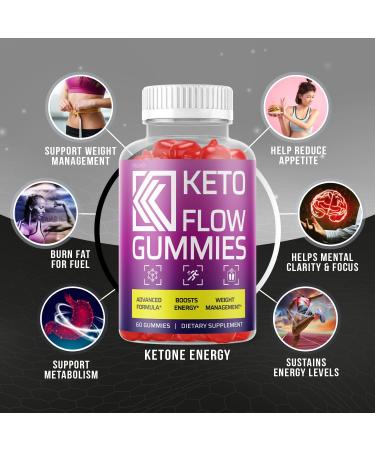 Keto Flow Gummies - Advanced Formula Keto Flow Gummy Bears (60 Gummies) - Buy Online on GoSupps.com