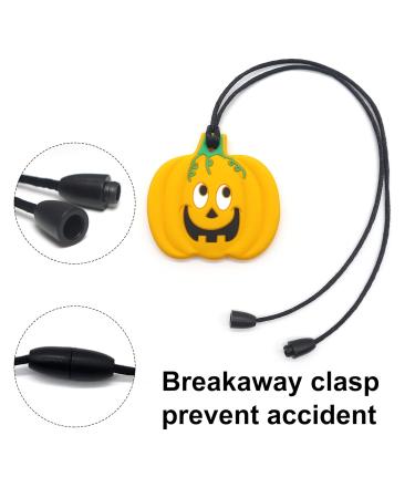 Sensory Chew Necklace for Kids 2 Pack Silicone Baby Teether Toys Santi & Me Teething Toys for Babies Halloween Toys Xmas Christmas Gift(Halloween teether) - Buy Online on GoSupps.com