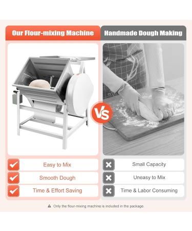 Electric Vertical Dough Mixer 30QT Commercial Dough Mixer Heavy Duty Commercial Food Equipment Vertical Mixer Dough Kneader A - Buy Online on GoSupps.com