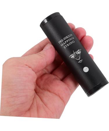 IWOWHERO 1 Box String Ink Eyebrow Mapping Kit Brow Line Eyebrow Locating Ruler Black Aluminum Alloy 9.00X2.40X2.40CM Black - Buy Online on GoSupps.com