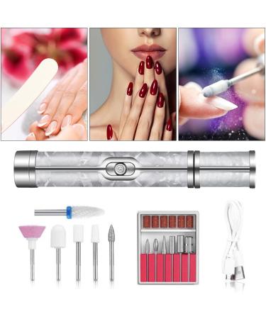 Rechargeable Electric Nail File | Pedicure Nail Drill Kit - Electric Cordless Nail Polishers for Edge Shaping Polishing Conditioning - Buy Online on GoSupps.com