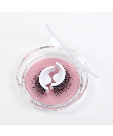 3 Pairs Pink Self-Adhesive Eyelashes | Snap-On No Adhesive False Lashes for Effortless Beauty - Buy Online on GoSupps.com