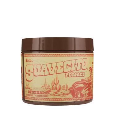 Suavecito Pommade Originale Tenue Moyenne t pour Hommes Offre une Tenue Moyenne et une Brillance Intense Parfaite pour les Coiffures Classiques et Modernes Parfum Desert Cashmere 113g