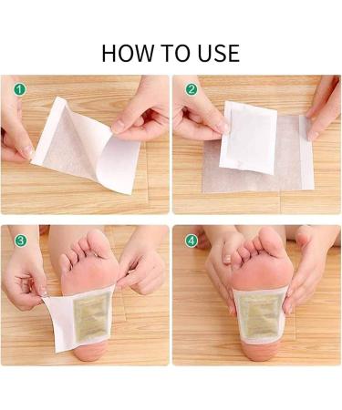 Ginger Foot Pads for Anti-Stress Relief and Improved Sleep | 100 Pads with Adhesive Sheets for Deep Cleansing and Foot Care - Buy Online on GoSupps.com