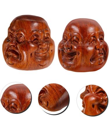 Hoement Solid Wood Handball Training Balls - 2 Pieces Smooth Palm Massage Balls for Hand Exercise - Buy Online on GoSupps.com