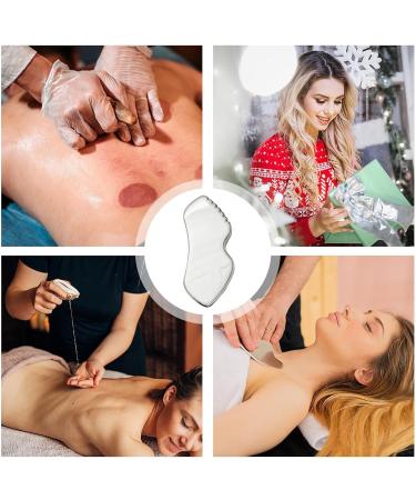 Guasha Tool for Face Body Scraping Comb Stainless Steel Scraper | Physical Sculpting Sha Tool for Waist Back Shoulders Legs Neck Body - Buy Online on GoSupps.com