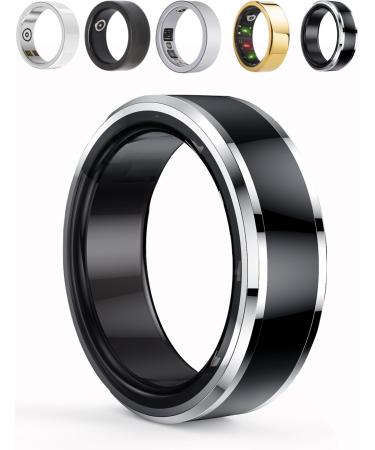 Military black smart ring intelligent sleep monitor 5 days of battery life multifunctional health sports ring stylish and practical for daily (20) #20
