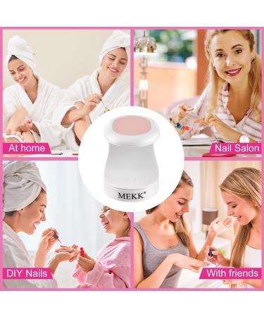 MEKK Mini UV LED Nail Lamp - 16W Professional Nail Dryer for Gel Nails in Pink - Buy Online on GoSupps.com
