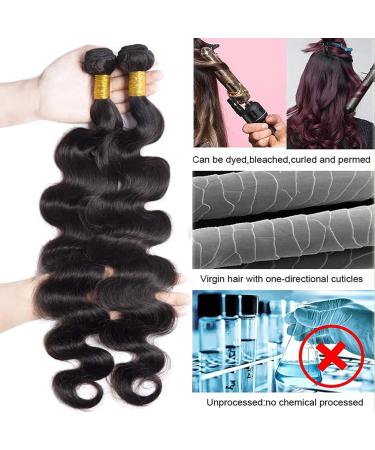 12A Brazilian Body Wave Bundles - 34 36 38 Inch | 100% Virgin Human Hair Extensions - Buy Online on GoSupps.com