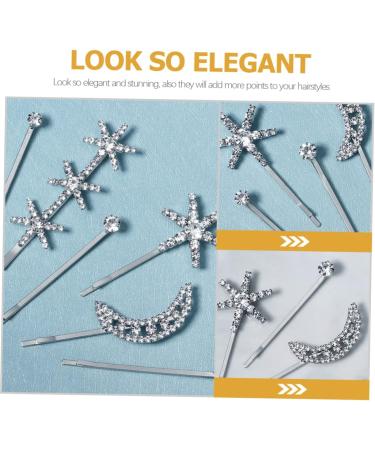 FRCOLOR 3 Sets Fringe Bobby Pin Barrettes for Women Metal Hair Barrettes Hair Accessories Side Clip Goody Hair Clips for Women Hair Clips Star Hair Clips Fashion Alloy Issue Card - Buy Online on GoSupps.com