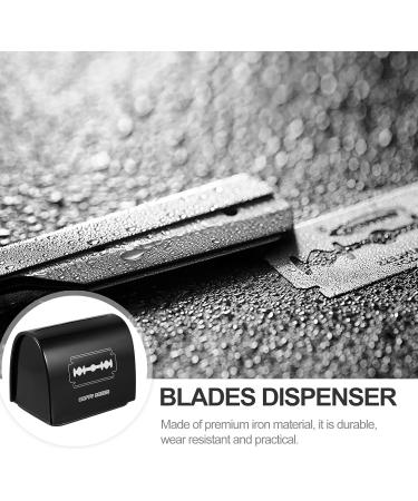 Beavorty Safety Razor Disposal Box 2 Pack Square Blade Storage for Salon & Home Black 6.5x4.5x6cm - Buy Online on GoSupps.com