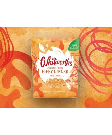 Whitworths | Bake with Crystallised Fiery Ginger 175g | Crystallised Stem Ginger | Naturally Spicy and Deliciously Sweet | Suitable for Vegans - Buy Online on GoSupps.com