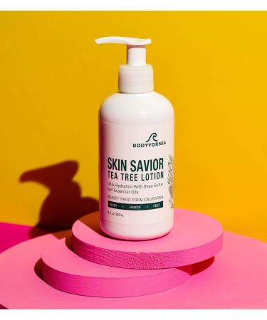 Skin Savior Super Moisturizing Cream Lotion | Vegan Body Moisturizer with Shea Butter & Essential Oils | Hydrating Lotion for Hands Feet & Body | 250ml - International Shipping Available - Buy Online on GoSupps.com