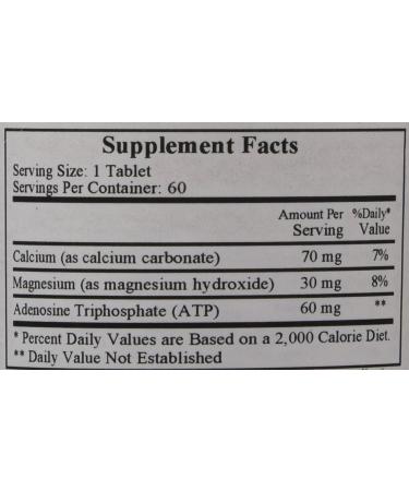 Cardiovascular Research Magnesium ATP 60 Count Tablets - Supports Heart Health - Buy Online on GoSupps.com