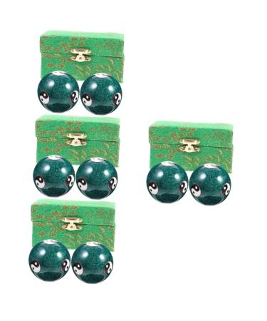 Beaupretty 8 Stk Health Massage Handball -Hand Massage Chinese Health Balls Physical Balls Hand Training Balls Fitness Baoding Cloisonn -Memaille Health Prevention