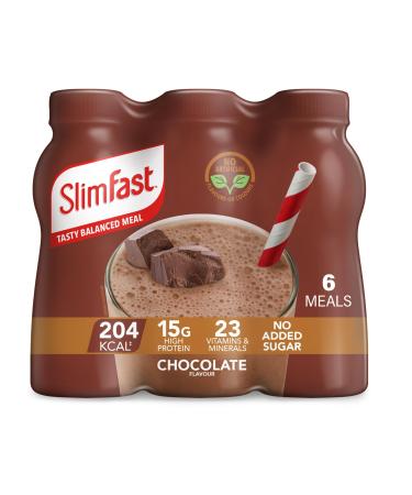 SlimFast SlimFast Pack of 6 ready-to-drink chocolate milkshakes 325 ml